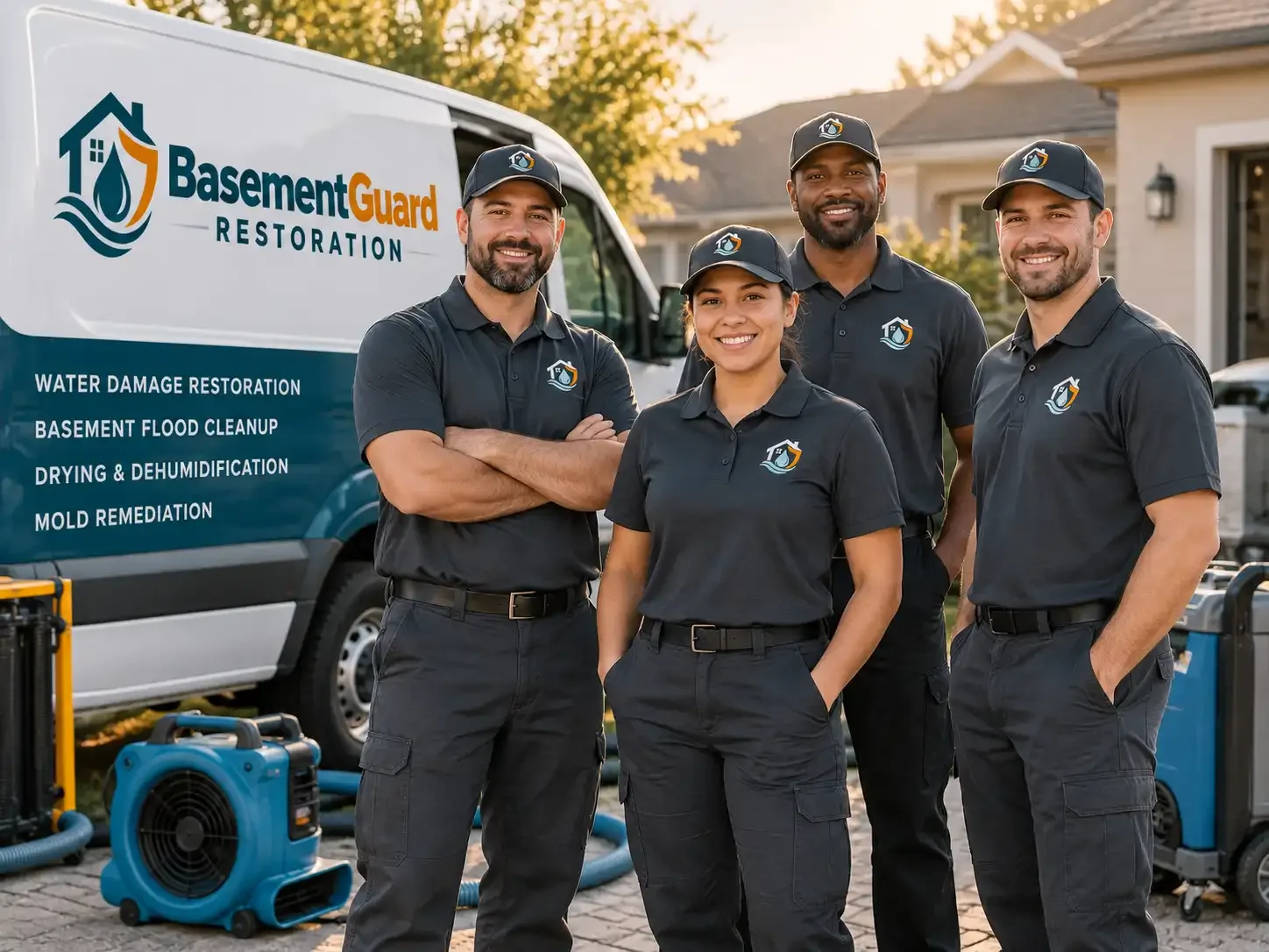Basement Water Damage Restoration company in Wilmore, KS